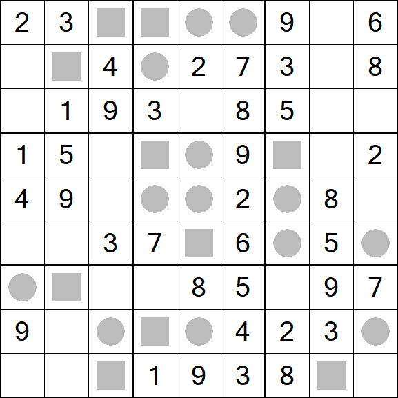Even-Odd Sudoku - Easy