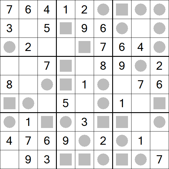 Even-Odd Sudoku - Einfach