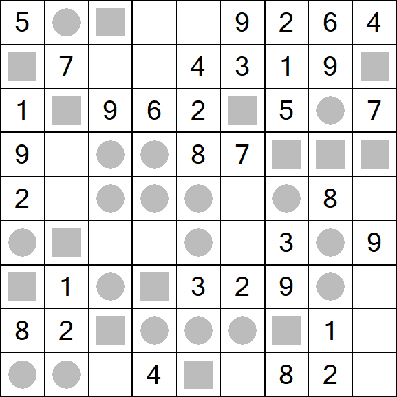 Even-Odd Sudoku - Einfach