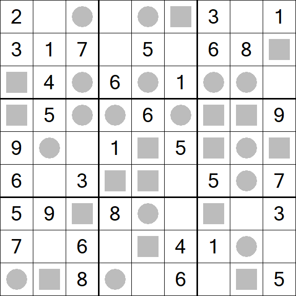 Even-Odd Sudoku - Easy