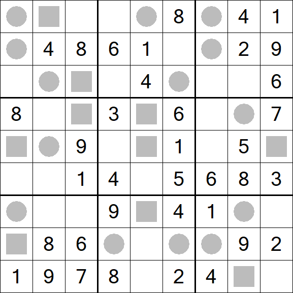 Even-Odd Sudoku - Einfach