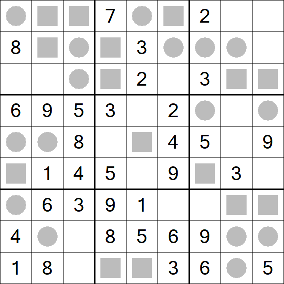 Even-Odd Sudoku - Einfach