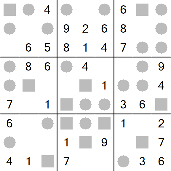 Even-Odd Sudoku - Einfach