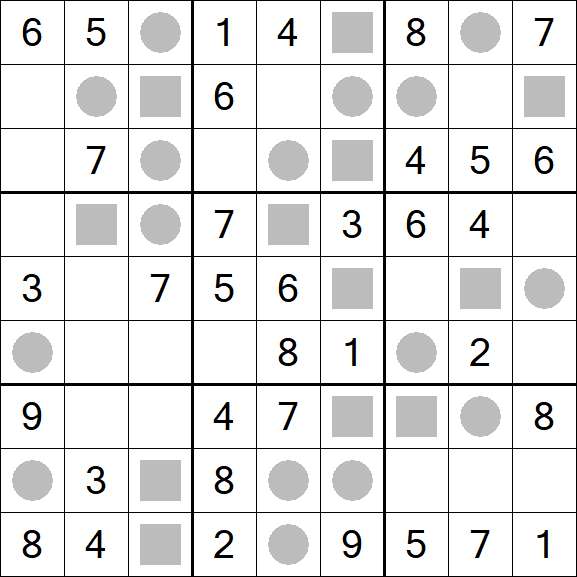 Even-Odd Sudoku - Easy