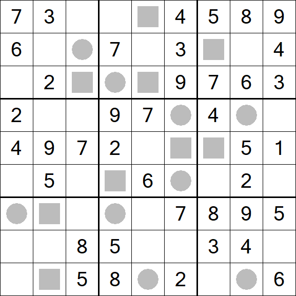 Even-Odd Sudoku - Easy