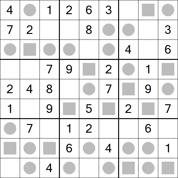 Even-Odd Sudoku - Easy