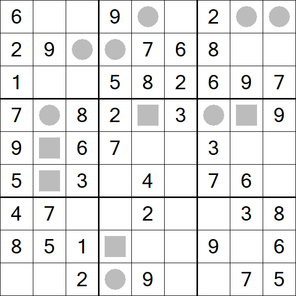 Even-Odd Sudoku - Einfach