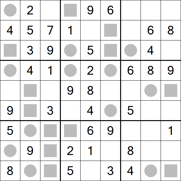 Even-Odd Sudoku - Easy