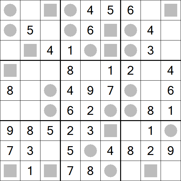 Even-Odd Sudoku - Einfach