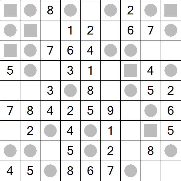 Even-Odd Sudoku - Einfach
