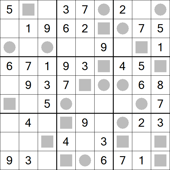 Even-Odd Sudoku - Easy