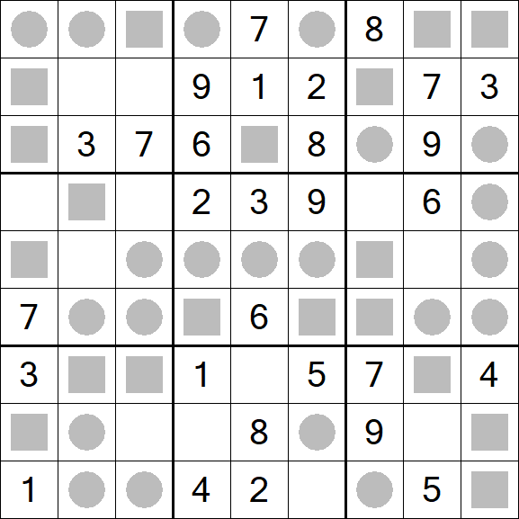 Even-Odd Sudoku - Einfach