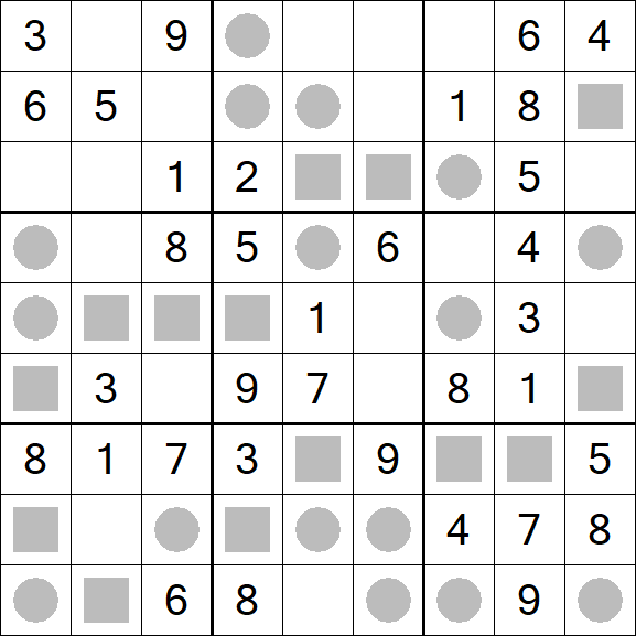 Even-Odd Sudoku - Einfach