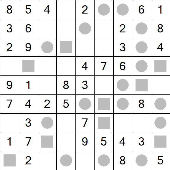 Even-Odd Sudoku - Einfach