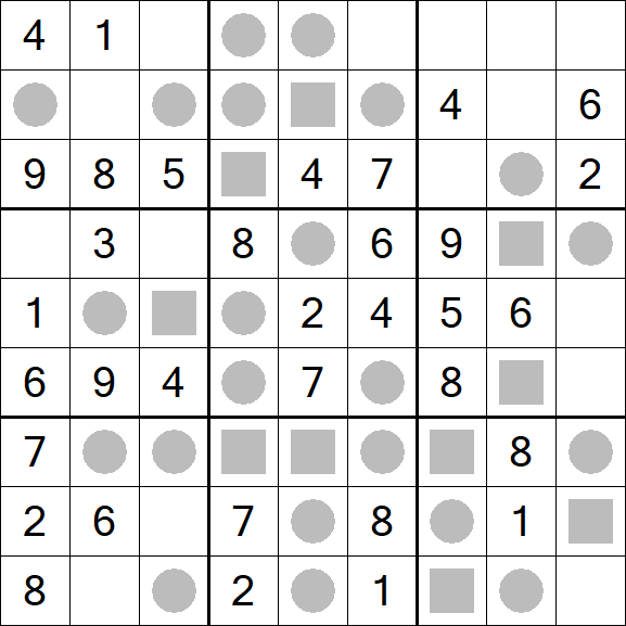 Even-Odd Sudoku - Easy