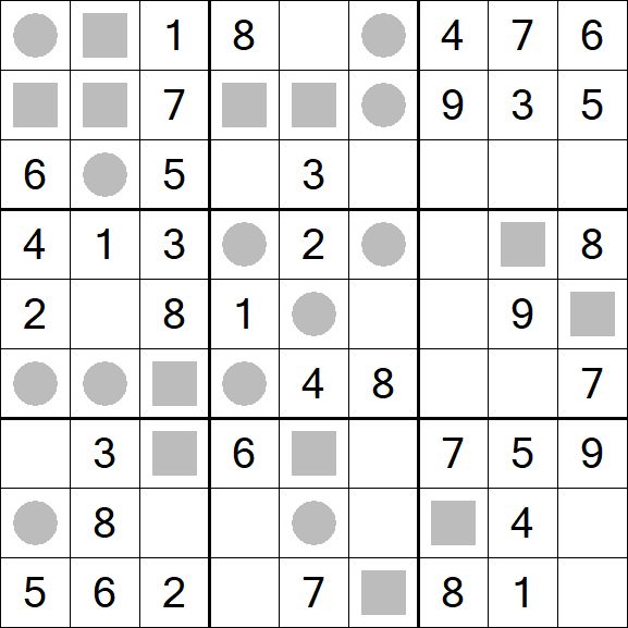 Even-Odd Sudoku - Einfach