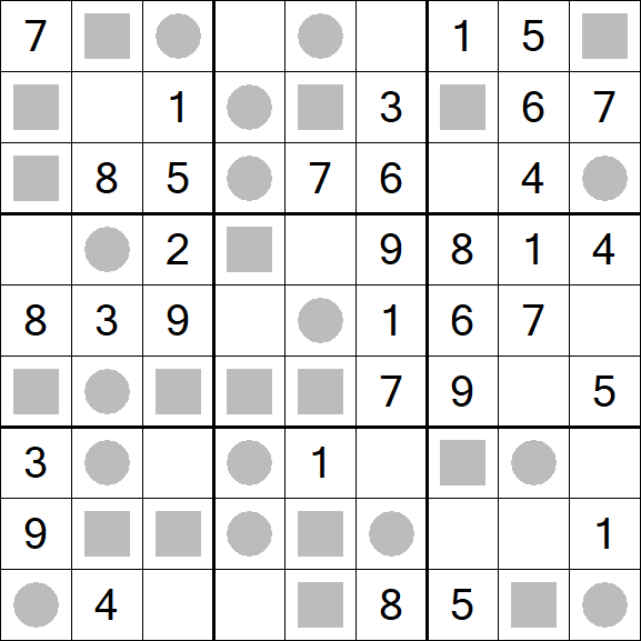 Even-Odd Sudoku - Einfach