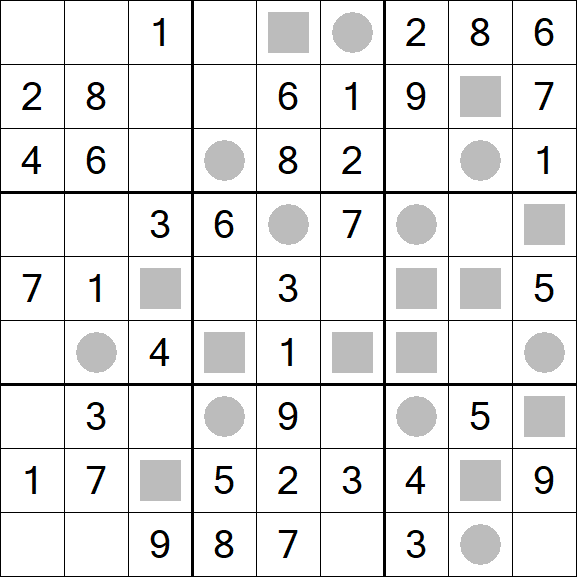 Even-Odd Sudoku - Easy