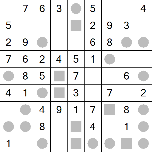 Even-Odd Sudoku - Einfach