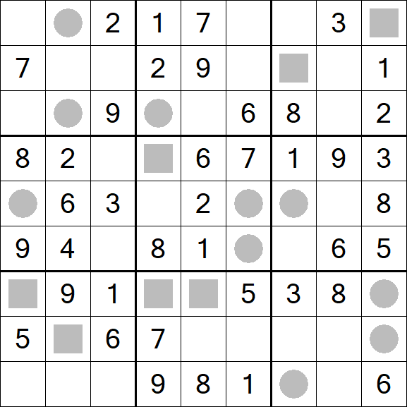 Even-Odd Sudoku - Einfach