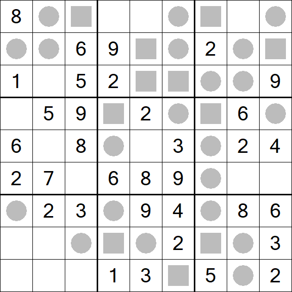 Even-Odd Sudoku - Einfach