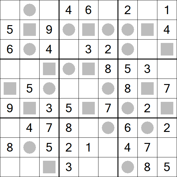 Even-Odd Sudoku - Einfach
