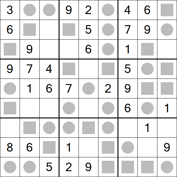 Even-Odd Sudoku - Einfach