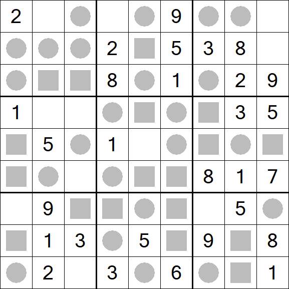 Even-Odd Sudoku - Einfach