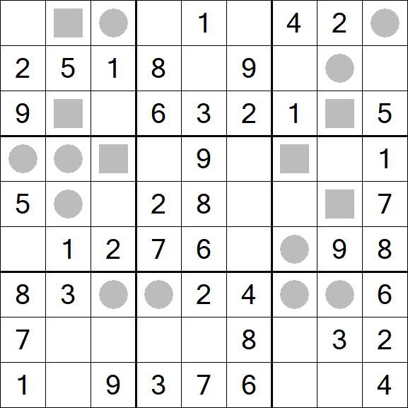 Even-Odd Sudoku - Einfach