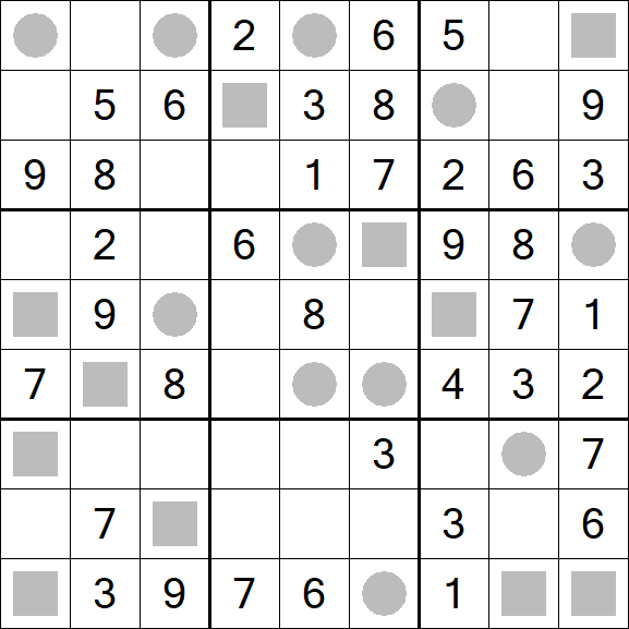 Even-Odd Sudoku - Einfach