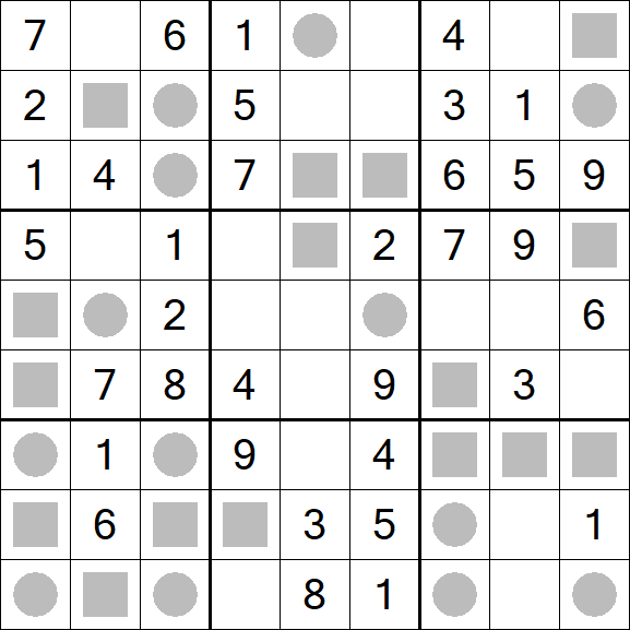 Even-Odd Sudoku - Einfach
