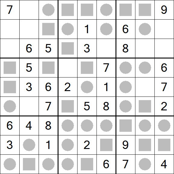 Even-Odd Sudoku - Einfach