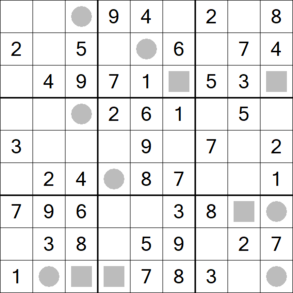Even-Odd Sudoku - Fácil