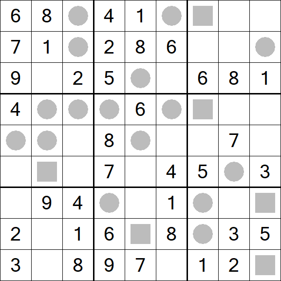 Even-Odd Sudoku - Einfach