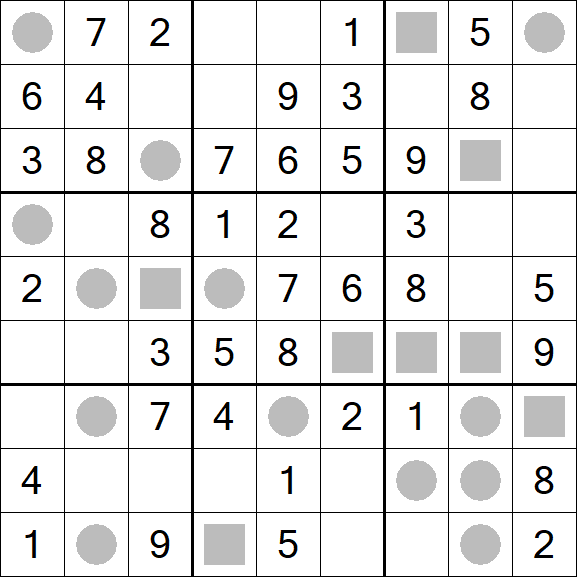 Even-Odd Sudoku - Fácil
