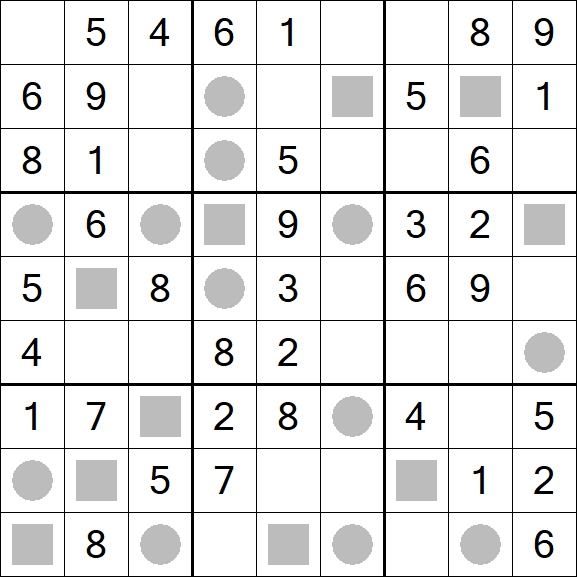 Even-Odd Sudoku - Einfach