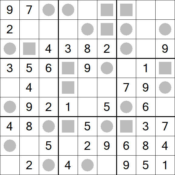 Even-Odd Sudoku - Einfach