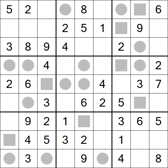 Even-Odd Sudoku - Einfach