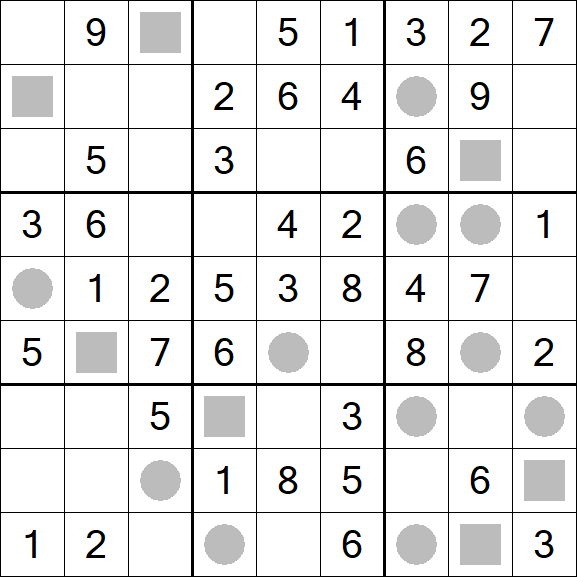 Even-Odd Sudoku - Einfach