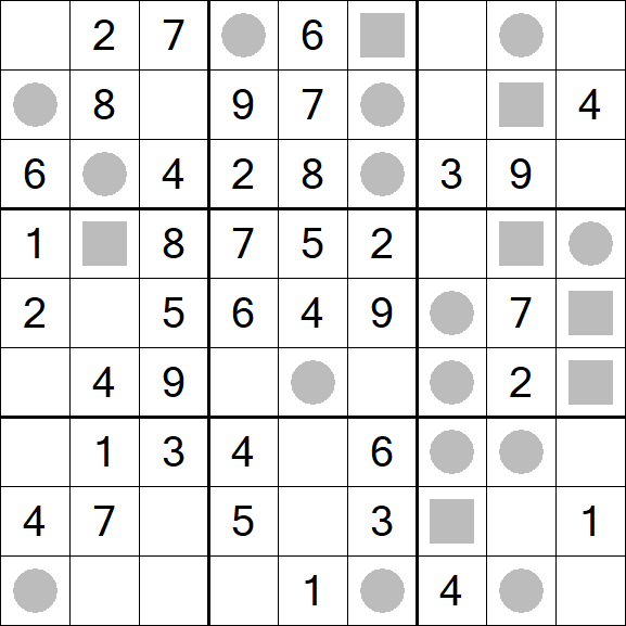 Even-Odd Sudoku - Easy