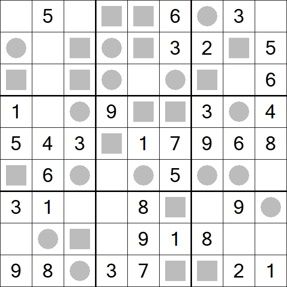 Even-Odd Sudoku - Einfach