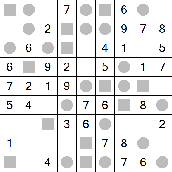 Even-Odd Sudoku - Easy