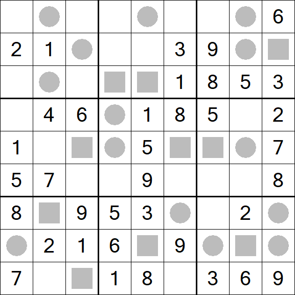 Even-Odd Sudoku - Einfach