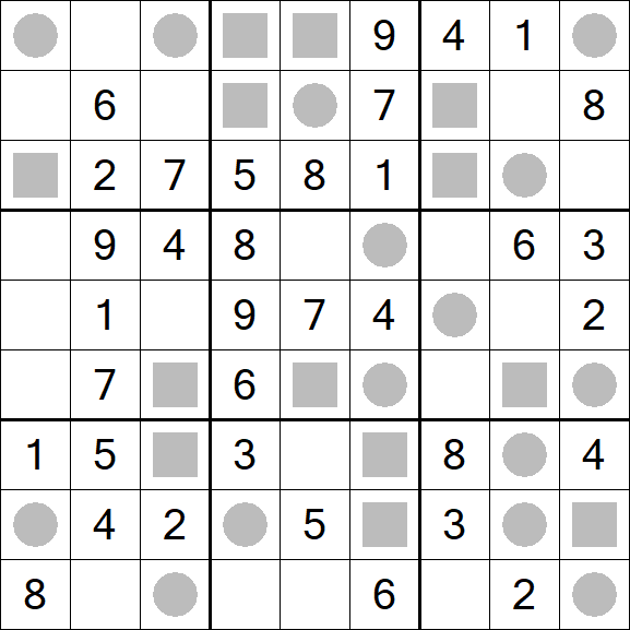 Even-Odd Sudoku - Simple