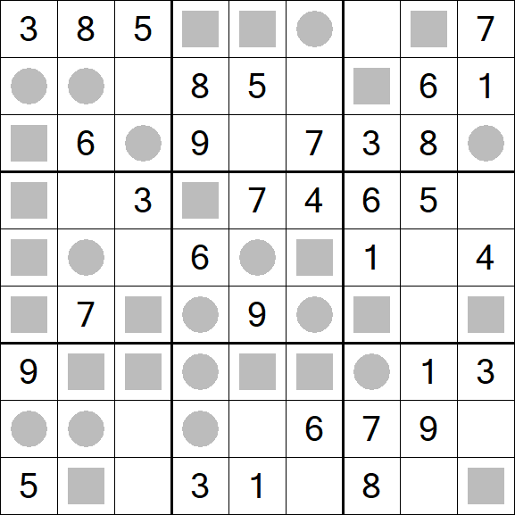 Even-Odd Sudoku - Einfach