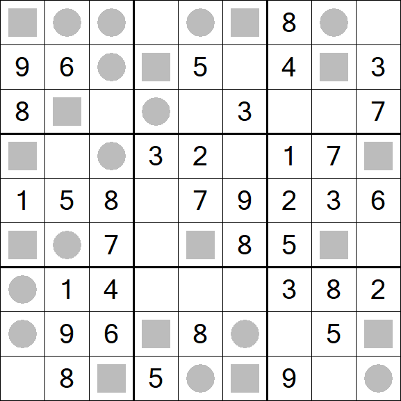 Even-Odd Sudoku - Einfach