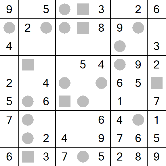 Even-Odd Sudoku - Einfach