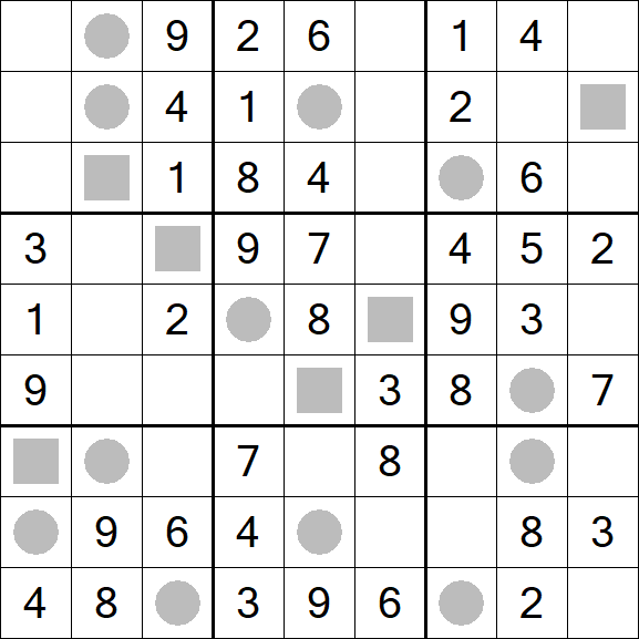 Even-Odd Sudoku - Einfach