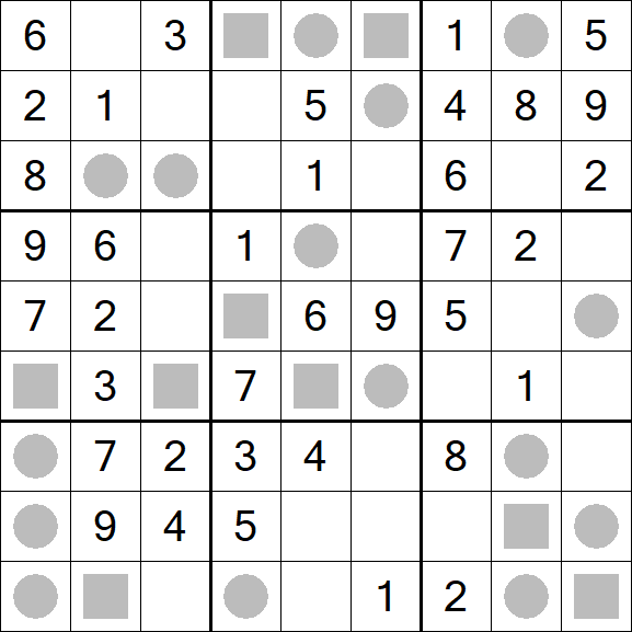 Even-Odd Sudoku - Einfach