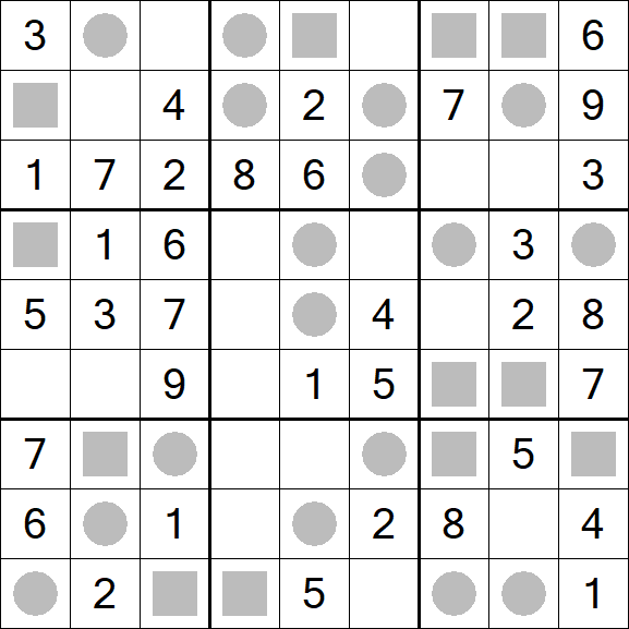 Even-Odd Sudoku - Einfach